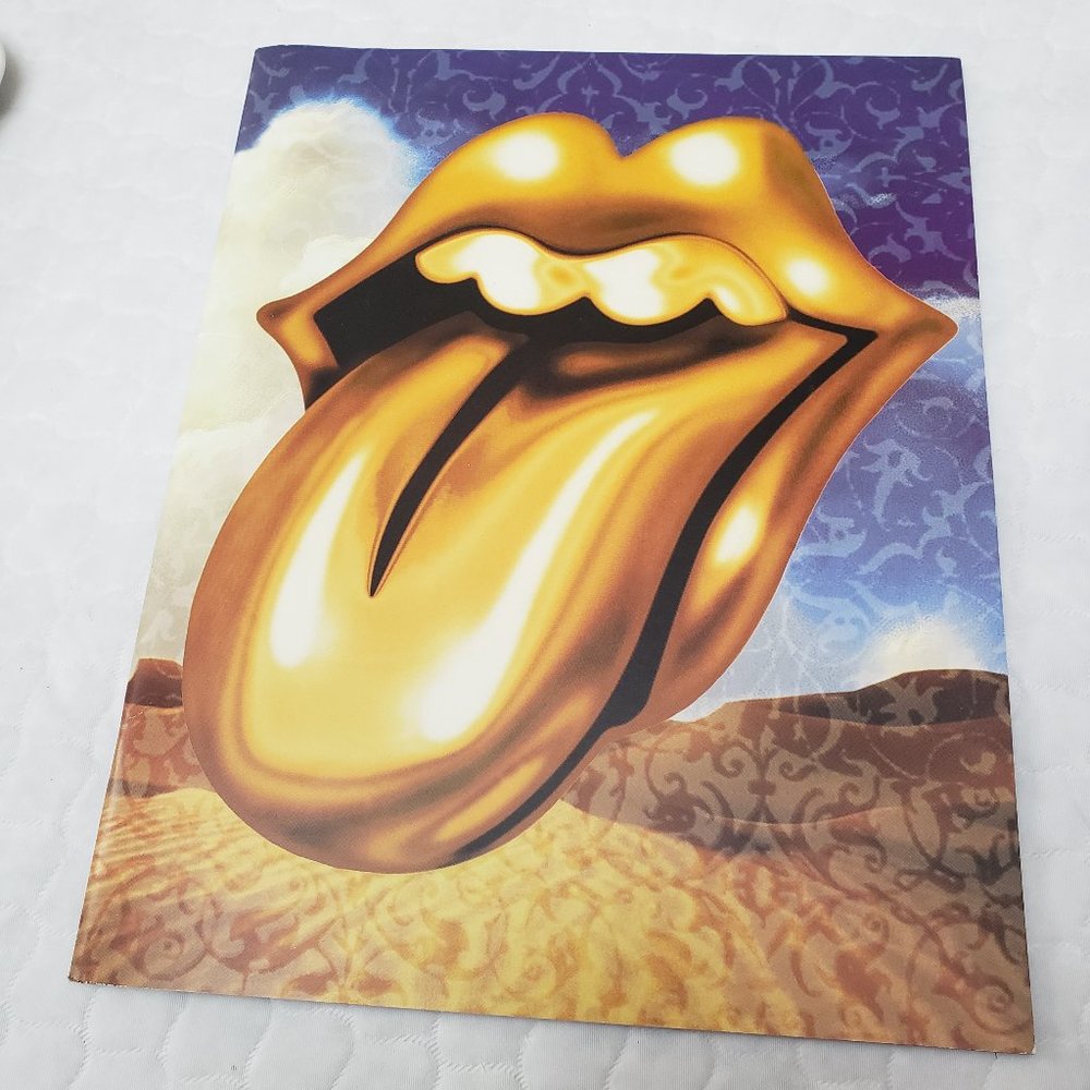 Rolling Stones 1997 Concert Tour Program Bridges to Babylon